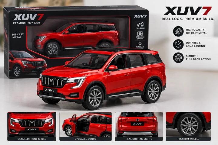 XUV7 Luxury Remote Control Toy Car | 1:18 Die-Cast SUV
